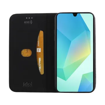 IDOL 1991 ELITE ΘΗΚΗ SAMSUNG A17 4G A175/A17 5G A176/M17 5G M176 6.7in ANTI-RFID BOOK STAND BLACK