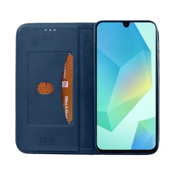 IDOL 1991 ELITE ΘΗΚΗ SAMSUNG A17 4G A175/A17 5G A176/M17 5G M176 6.7in ANTI-RFID BOOK STAND BLUE