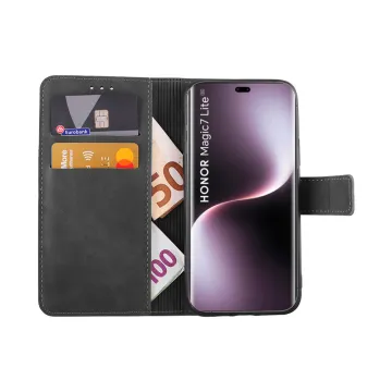 LIME ESSENTIAL ΘΗΚΗ HONOR MAGIC7 LITE 5G 6.78in MAGNET BOOK STAND CLIP GREY