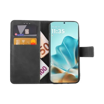 LIME ESSENTIAL ΘΗΚΗ MOTOROLA EDGE 60 FUSION 5G 6.67in MAGNET BOOK STAND CLIP GREY