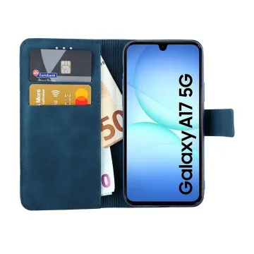 LIME ESSENTIAL ΘΗΚΗ SAMSUNG A17 4G A175/A17 5G A176/M17 5G M176 6.7in MAGNET BOOK STAND CLIP DARK BLUE