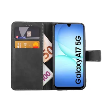 LIME ESSENTIAL ΘΗΚΗ SAMSUNG A17 4G A175/A17 5G A176/M17 5G M176 6.7in MAGNET BOOK STAND CLIP GREY