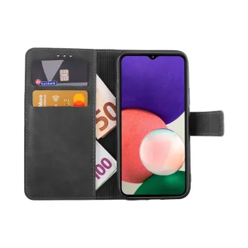 LIME ESSENTIAL ΘΗΚΗ SAMSUNG A22 5G A226 6.7in MAGNET BOOK STAND CLIP GREY