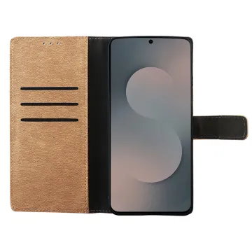 VOLTE-TEL ALLURE ΘΗΚΗ SAMSUNG S25 FE 5G S731 6.7in MAGNET BOOK STAND CLIP GOLD