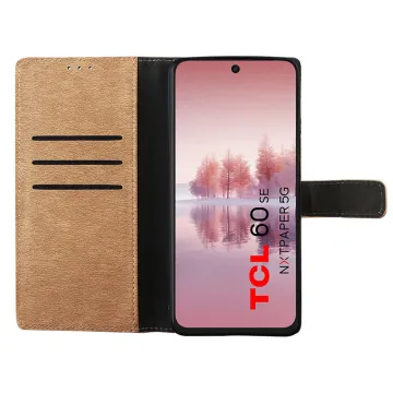 VOLTE-TEL ALLURE ΘΗΚΗ TCL 60/ 60 SE NXTPAPER/ 60R 6.7in MAGNET BOOK STAND CLIP GOLD
