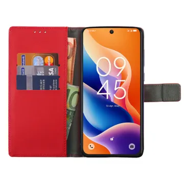 VOLTE-TEL ALLURE ΘΗΚΗ TCL 605/ 60 SE 6.67in MAGNET BOOK STAND CLIP RED