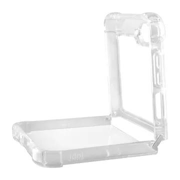 IDOL 1991 ANTISHOCK AIR TPU ΘΗΚΗ SAMSUNG Z FLIP 6 5G F741/Z FLIP 7 FE 5G F761 6.7in WITH METAL HINGE CAMERA GUARD ΔΙΑΦΑΝΗ
