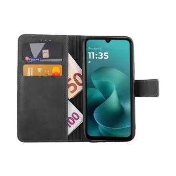LIME ESSENTIAL ΘΗΚΗ MOTOROLA MOTO G06/MOTO G06 POWER XT2535-13 6.88in MAGNET BOOK STAND CLIP GREY