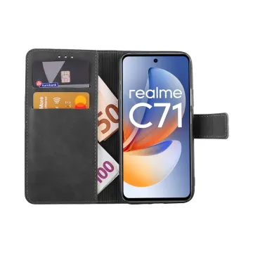 LIME ESSENTIAL ΘΗΚΗ REALME C71 6.67in MAGNET BOOK STAND CLIP GREY
