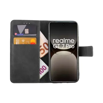 LIME ESSENTIAL ΘΗΚΗ REALME GT 7 PRO 5G 6.78in MAGNET BOOK STAND CLIP GREY