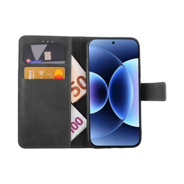 LIME ESSENTIAL ΘΗΚΗ XIAOMI 17 PRO 5G 6.3in MAGNET BOOK STAND CLIP GREY