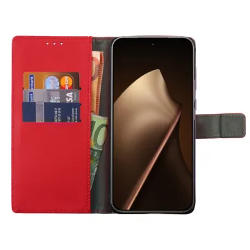 VOLTE-TEL ALLURE ΘΗΚΗ XIAOMI 15T PRO 5G 6.83in MAGNET BOOK STAND CLIP RED
