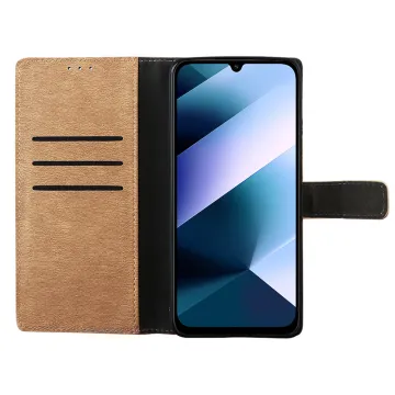 VOLTE-TEL ALLURE ΘΗΚΗ XIAOMI POCO C85 4G/ REDMI 15C 4G 6.9in MAGNET BOOK STAND CLIP GOLD