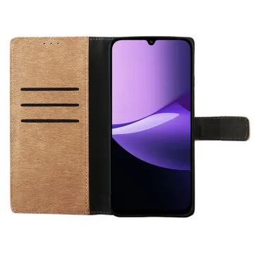 VOLTE-TEL ALLURE ΘΗΚΗ XIAOMI REDMI 15C 5G 6.9in MAGNET BOOK STAND CLIP GOLD
