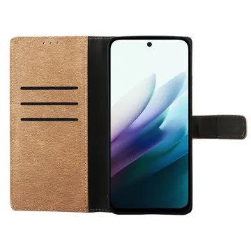 VOLTE-TEL ALLURE ΘΗΚΗ XIAOMI REDMI 15 4G 6.9in MAGNET BOOK STAND CLIP GOLD