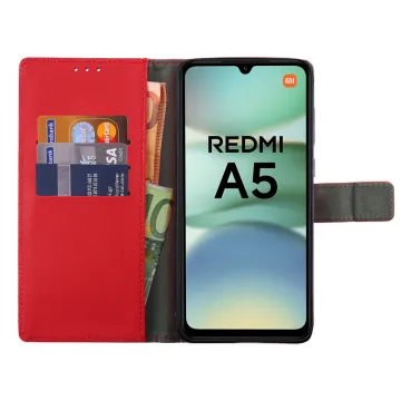 VOLTE-TEL ALLURE ΘΗΚΗ XIAOMI REDMI A5 4G 6.88in MAGNET BOOK STAND CLIP RED