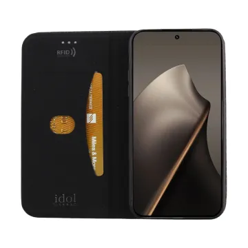 IDOL 1991 ELITE ΘΗΚΗ XIAOMI 15T 5G 6.83in ANTI-RFID BOOK STAND BLACK