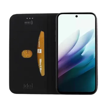 IDOL 1991 ELITE ΘΗΚΗ XIAOMI REDMI 15 4G 6.9in ANTI-RFID BOOK STAND BLACK