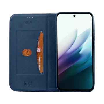 IDOL 1991 ELITE ΘΗΚΗ XIAOMI REDMI 15 4G 6.9in ANTI-RFID BOOK STAND BLUE