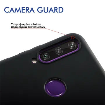 VOLTE-TEL SILICON TPU ΘΗΚΗ XIAOMI REDMI 15 4G 6.9in CAMERA GUARD RED