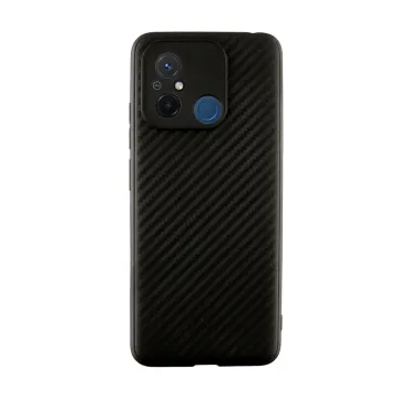 VOLTE-TEL CARBON ΘΗΚΗ XIAOMI REDMI 12C 6.71in CAMERA PROTECTIVE BLACK