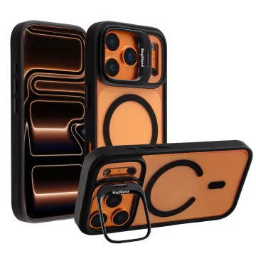 IDOL 1991 MAGSTAND CLEAR TPU ΘΗΚΗ IPHONE 17 PRO 6.3in HYPER MAGSAFE CAMERA GUARD BLACK