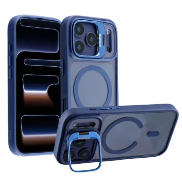 IDOL 1991 MAGSTAND CLEAR TPU ΘΗΚΗ IPHONE 17 PRO MAX 6.9in HYPER MAGSAFE CAMERA GUARD BLUE