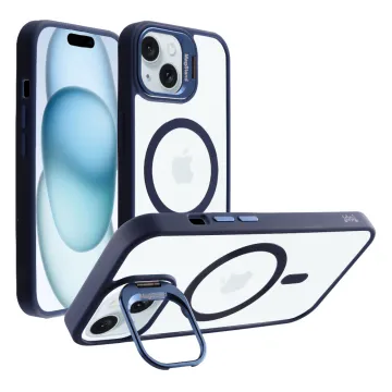 IDOL 1991 MAGSTAND CLEAR TPU ΘΗΚΗ IPHONE 15 6.1in HYPER MAGSAFE CAMERA GUARD BLUE