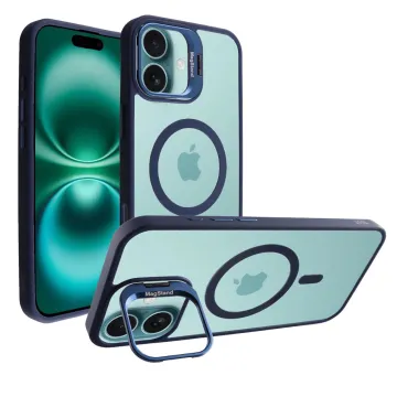 IDOL 1991 MAGSTAND CLEAR TPU ΘΗΚΗ IPHONE 16 6.1in HYPER MAGSAFE CAMERA GUARD BLUE
