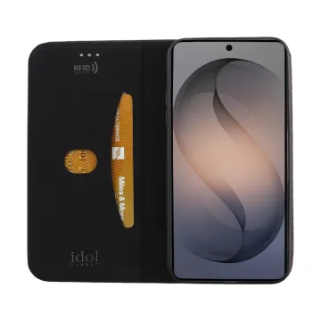IDOL 1991 ELITE ΘΗΚΗ SAMSUNG S26 5G 6.3in ANTI-RFID BOOK STAND BLACK