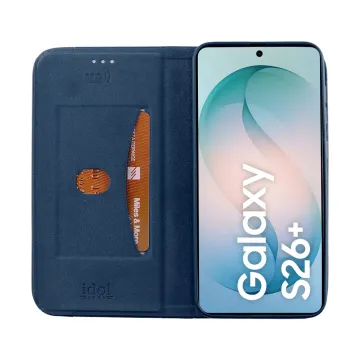 IDOL 1991 ELITE ΘΗΚΗ SAMSUNG S26 PLUS 5G 6.7in ANTI-RFID BOOK STAND BLUE