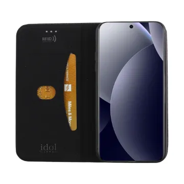 IDOL 1991 ELITE ΘΗΚΗ XIAOMI REDMI NOTE 15 PRO PLUS 5G/POCO M8 PRO 5G 6.83in ANTI-RFID BOOK STAND BLACK