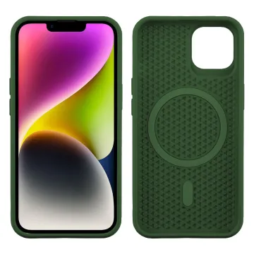 IDOL 1991 MAG AIR TPU ΘΗΚΗ IPHONE 14 6.1in MAGSAFE CAMERA GUARD DARK GREEN