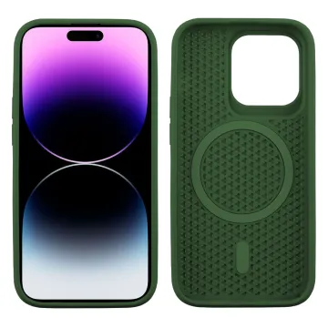 IDOL 1991 MAG AIR TPU ΘΗΚΗ IPHONE 14 PRO 6.1in MAGSAFE CAMERA GUARD DARK GREEN