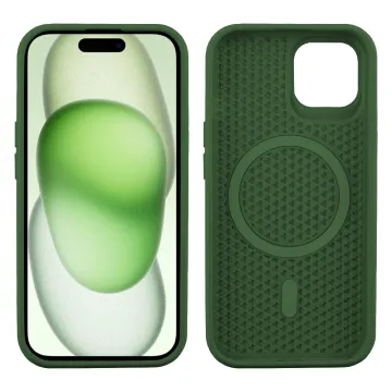 IDOL 1991 MAG AIR TPU ΘΗΚΗ IPHONE 15 6.1in MAGSAFE CAMERA GUARD DARK GREEN