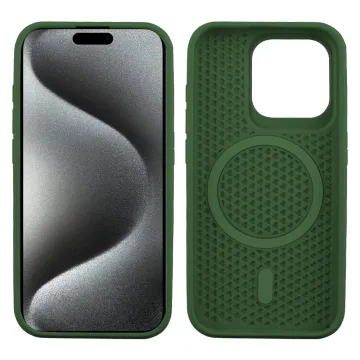 IDOL 1991 MAG AIR TPU ΘΗΚΗ IPHONE 15 PRO 6.1in MAGSAFE CAMERA GUARD DARK GREEN