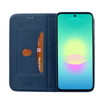 IDOL 1991 ELITE ΘΗΚΗ SAMSUNG A27 5G A276 6.7in ANTI-RFID BOOK STAND BLUE