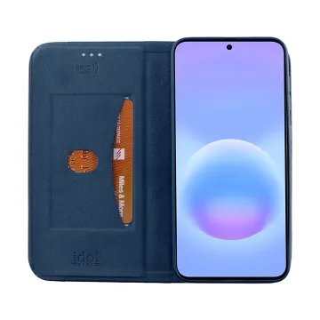 IDOL 1991 ELITE ΘΗΚΗ SAMSUNG A57 5G A576 6.7in ANTI-RFID BOOK STAND BLUE