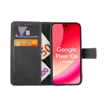 LIME ESSENTIAL ΘΗΚΗ GOOGLE PIXEL 10A 5G 6.3in MAGNET BOOK STAND CLIP GREY