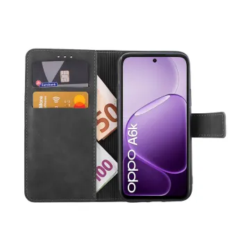 LIME ESSENTIAL ΘΗΚΗ OPPO A6k/A6x 5G 6.75in MAGNET BOOK STAND CLIP GREY