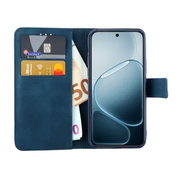LIME ESSENTIAL ΘΗΚΗ OPPO A6 PRO 5G 6.57in MAGNET BOOK STAND CLIP DARK BLUE