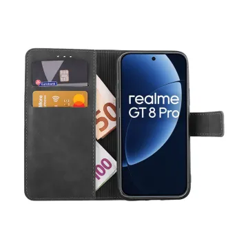 LIME ESSENTIAL ΘΗΚΗ REALME GT 8 PRO 5G 6.79in MAGNET BOOK STAND CLIP GREY