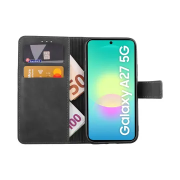 LIME ESSENTIAL ΘΗΚΗ SAMSUNG A27 5G A276 6.7in MAGNET BOOK STAND CLIP GREY