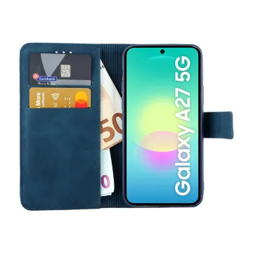 LIME ESSENTIAL ΘΗΚΗ SAMSUNG A27 5G A276 6.7in MAGNET BOOK STAND CLIP DARK BLUE