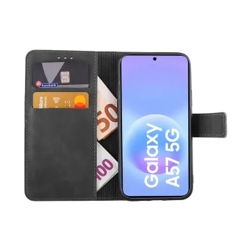 LIME ESSENTIAL ΘΗΚΗ SAMSUNG A57 5G A576 6.7in MAGNET BOOK STAND CLIP GREY