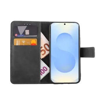 LIME ESSENTIAL ΘΗΚΗ SAMSUNG S25 FE 5G S731 6.7in MAGNET BOOK STAND CLIP GREY