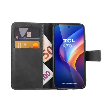 LIME ESSENTIAL ΘΗΚΗ TCL K70 6.75in MAGNET BOOK STAND CLIP GREY