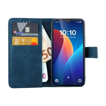 LIME ESSENTIAL ΘΗΚΗ TCL K70 SE 6.56in MAGNET BOOK STAND CLIP DARK BLUE