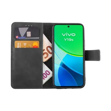 LIME ESSENTIAL ΘΗΚΗ VIVO Y19s 6.68in MAGNET BOOK STAND CLIP GREY