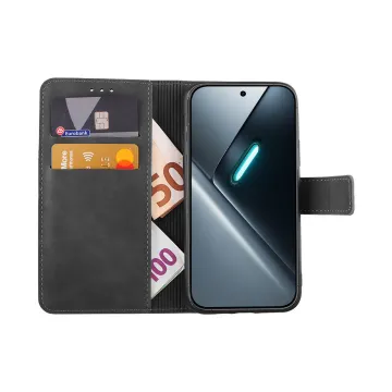 LIME ESSENTIAL ΘΗΚΗ XIAOMI POCO X8 PRO 6.59in MAGNET BOOK STAND CLIP GREY